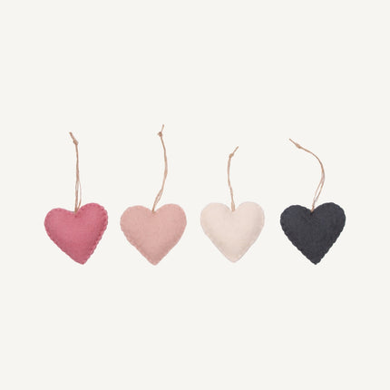 Civil Alchemy Felt Heart Charm/Ornament