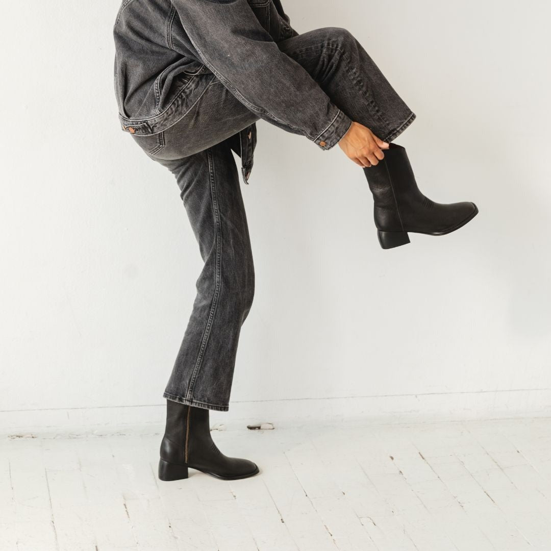 Either/Or The West Boot - Black