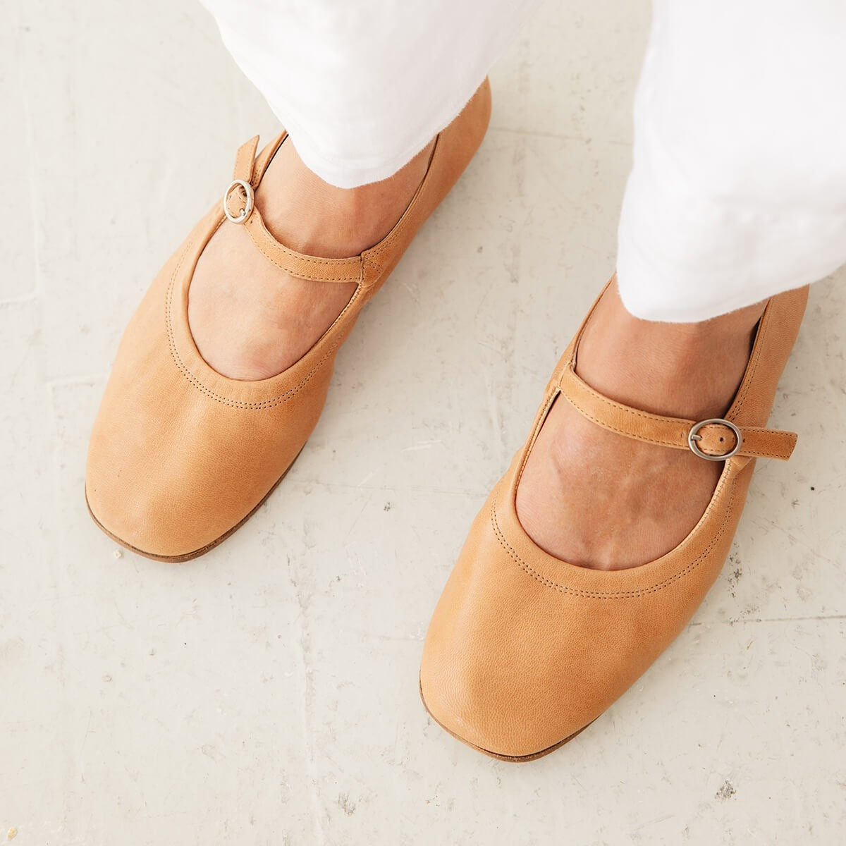 Either/Or Mary Jane - Cognac