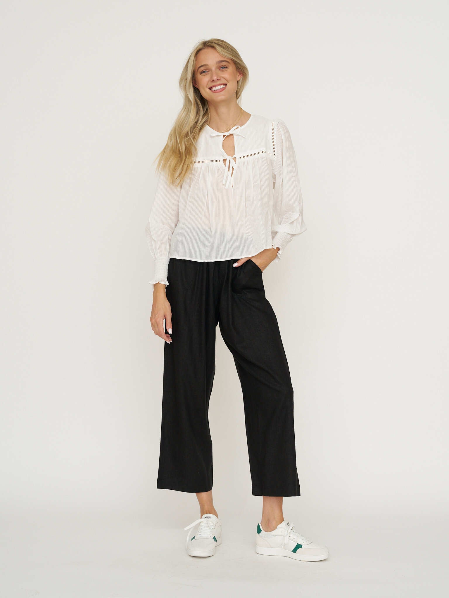 Emerson Fry Isla Long Sleeve - Bright White
