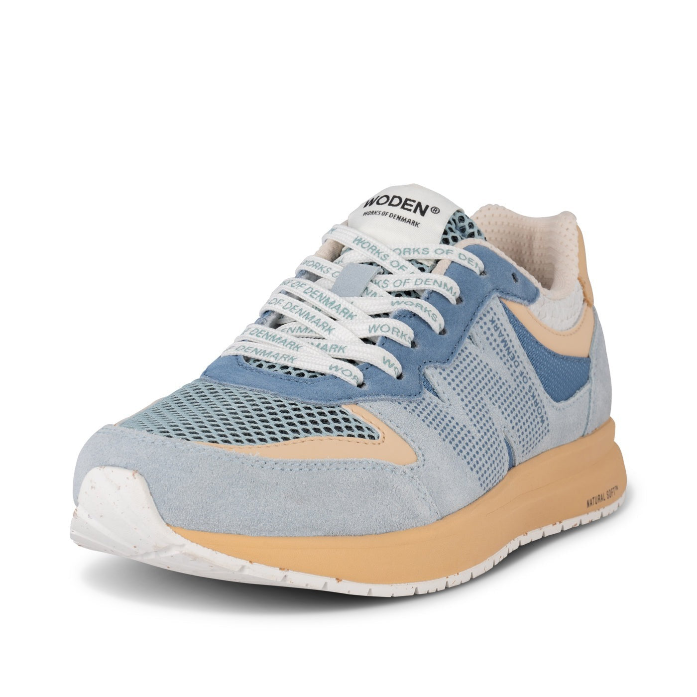 Woden Rigmor Open Mesh Sneaker - Ice Blue