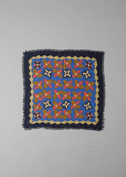 TOAST Folk Floral Print Linen Bandana