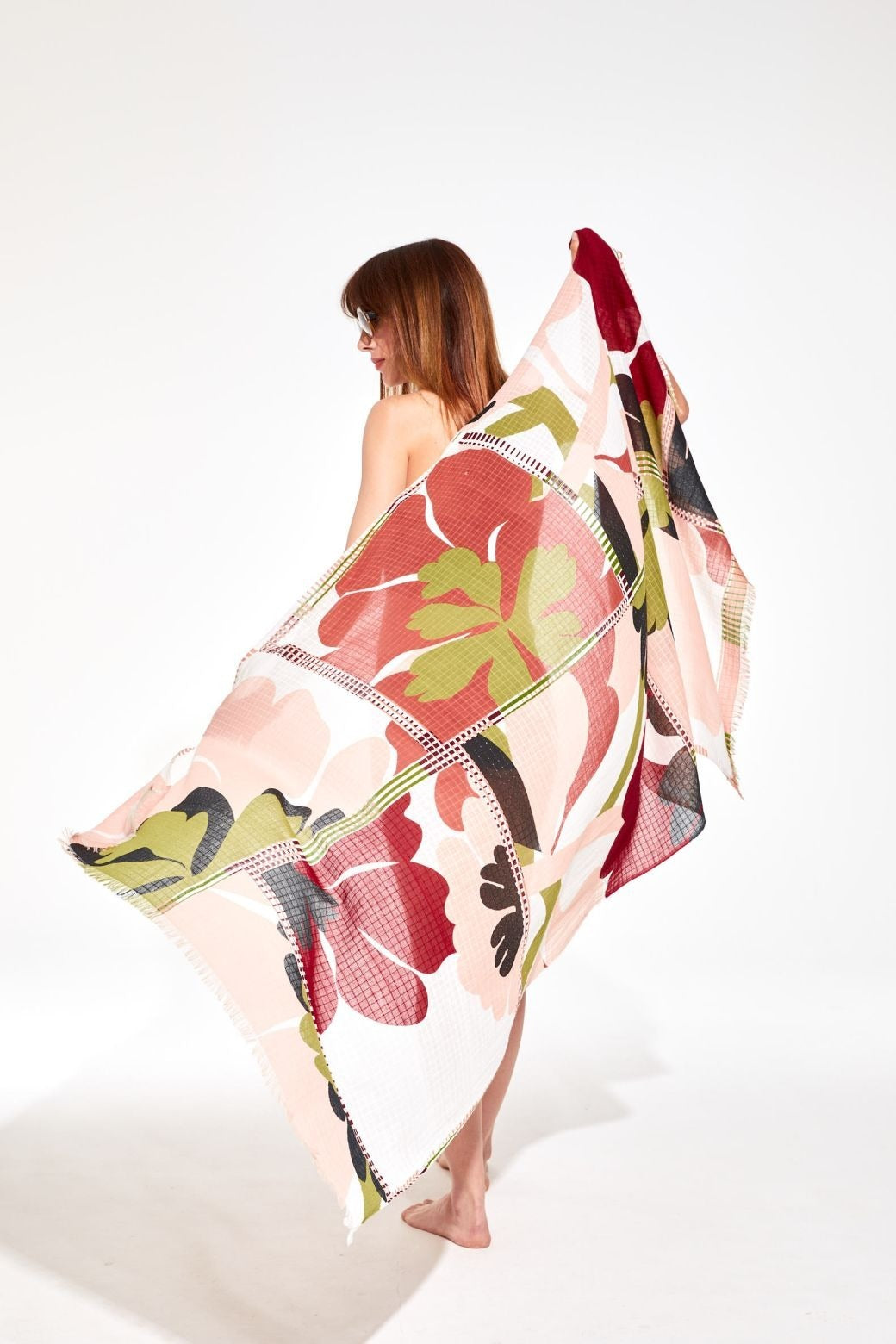 Mapoesie Organic Cotton Bloom Scarf