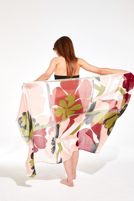 Mapoesie Organic Cotton Bloom Scarf