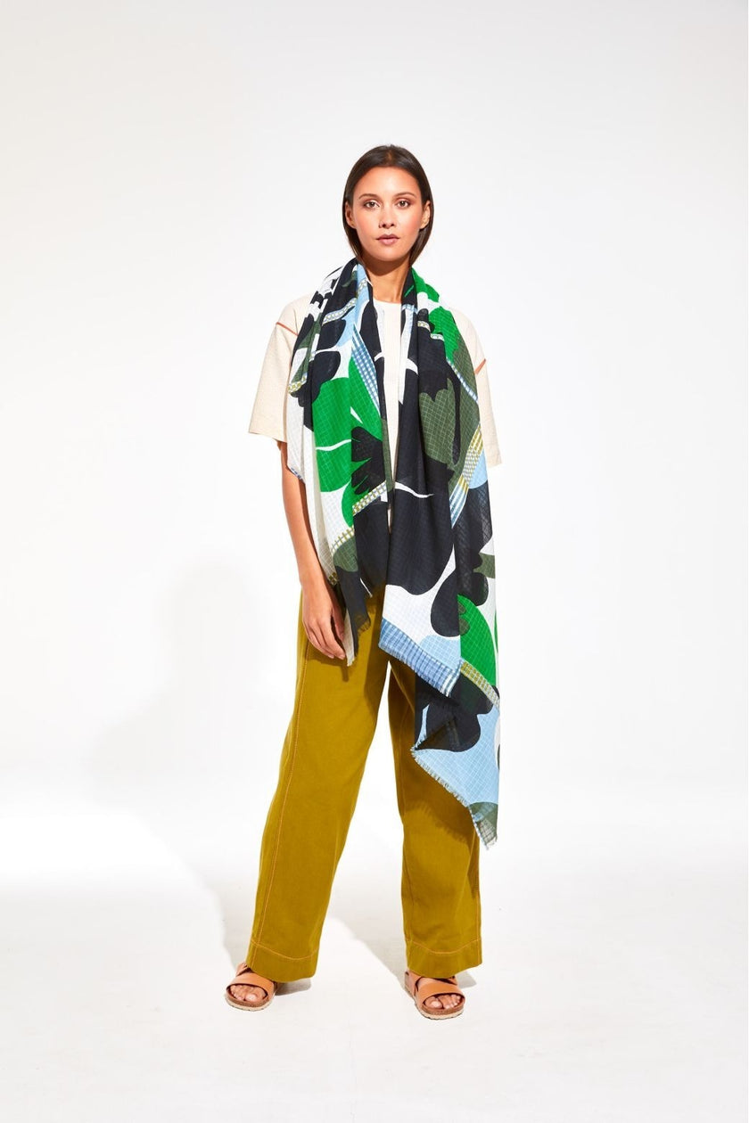 Mapoesie Organic Cotton Bloom Scarf