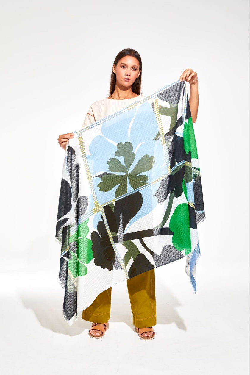 Mapoesie Organic Cotton Bloom Scarf