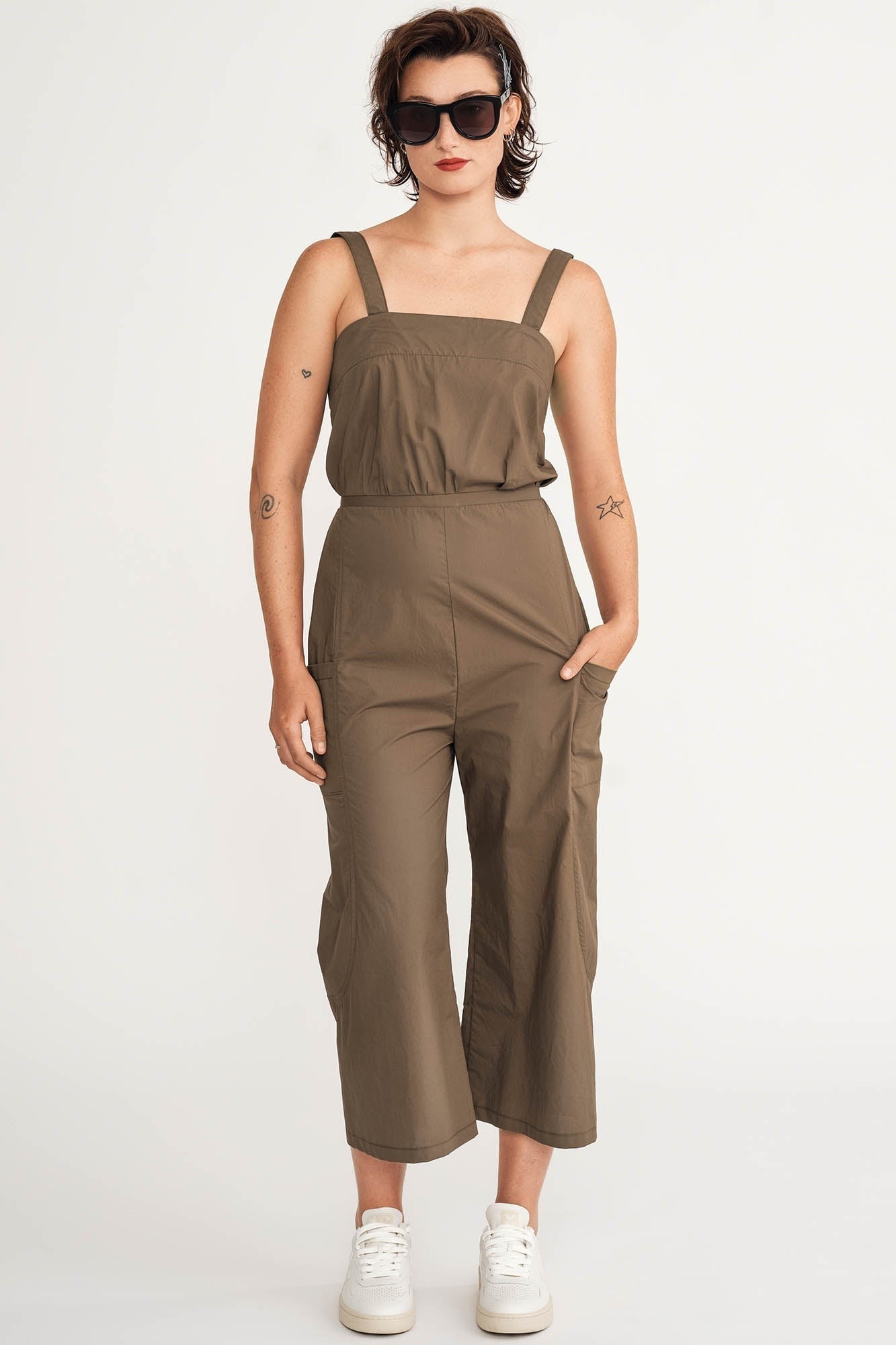 Jennifer Glasgow Dominion Jumpsuit - Khaki
