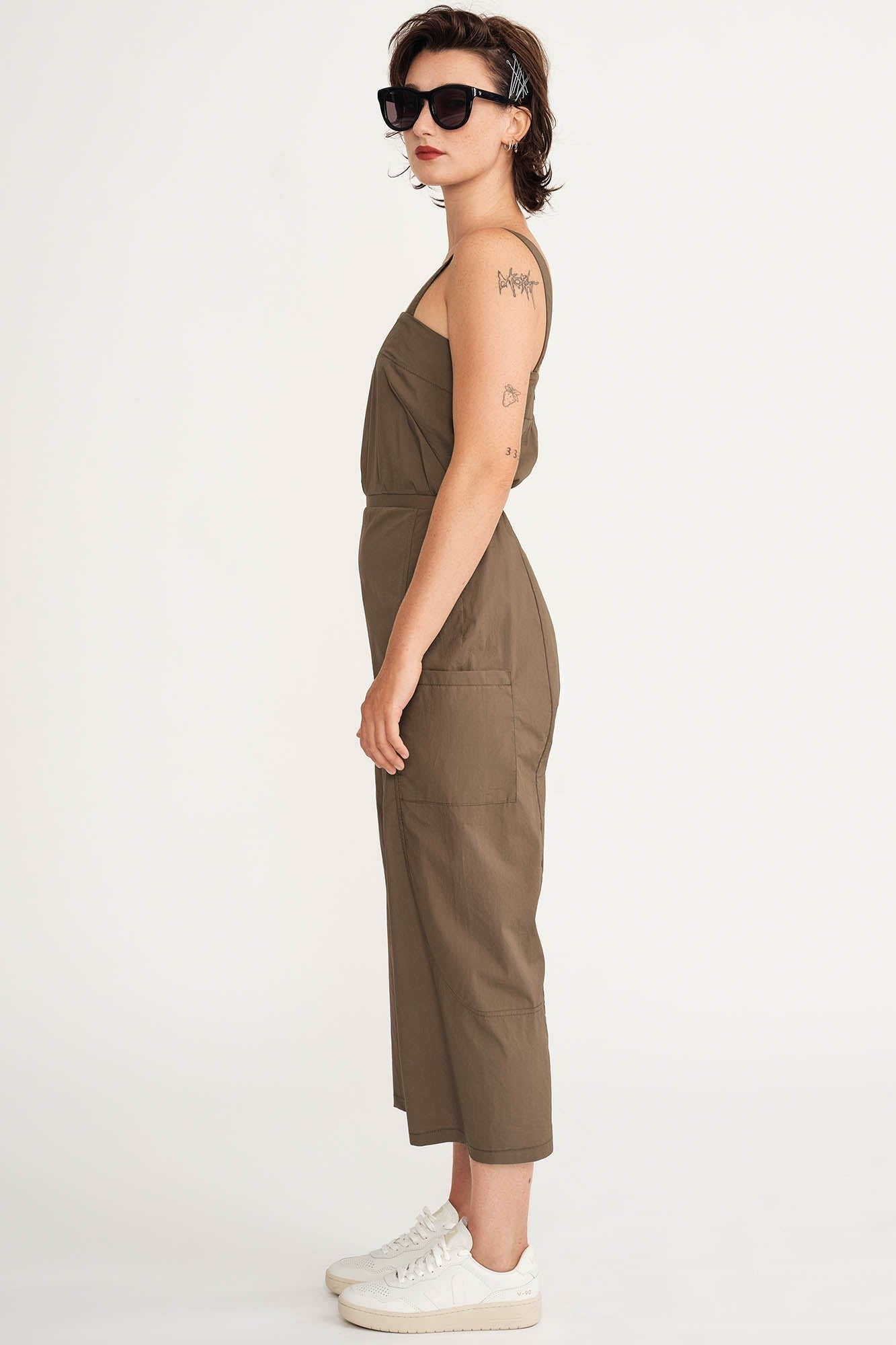 Jennifer Glasgow Dominion Jumpsuit - Khaki