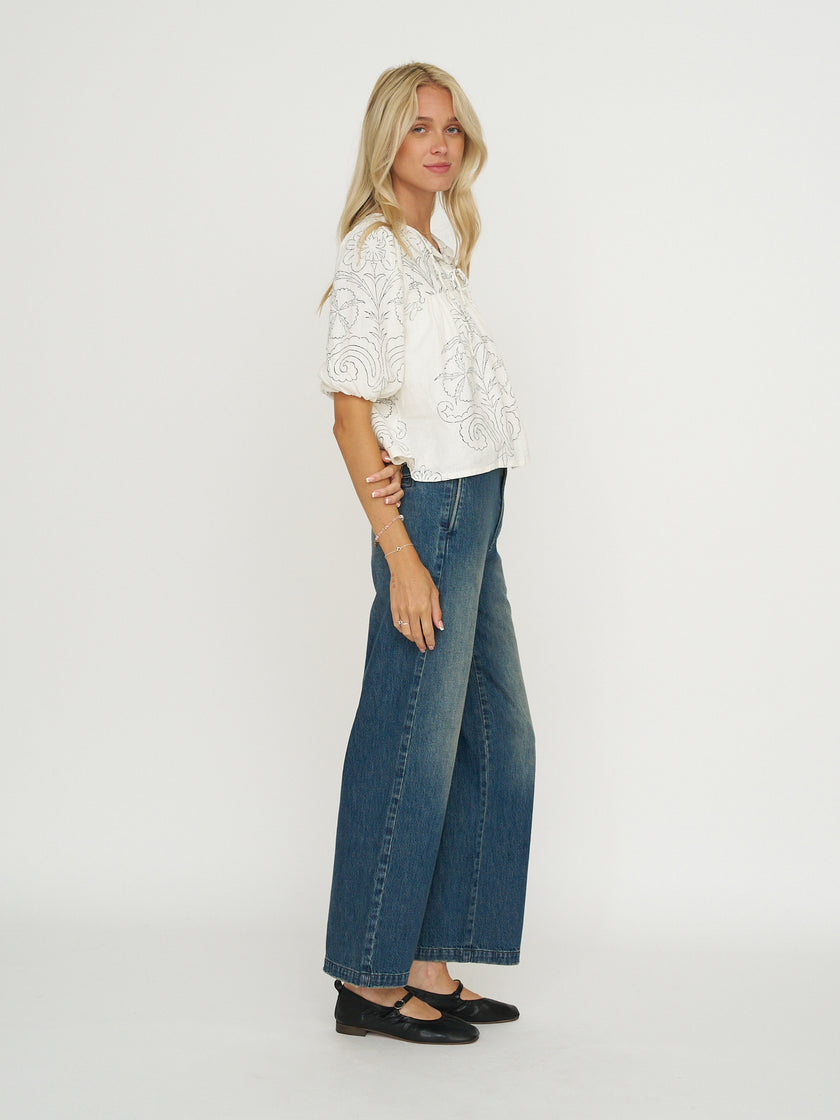 Emerson Fry Puff Isla - Indigo Outline