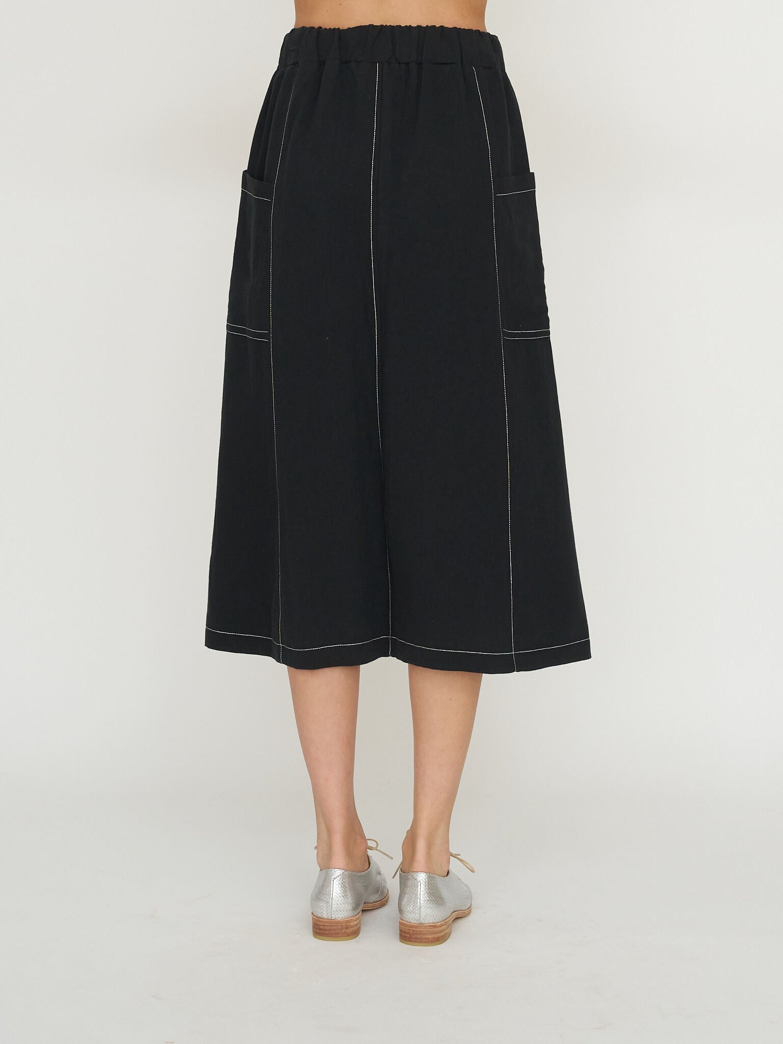 Allison Wonderland Market Skirt - Black