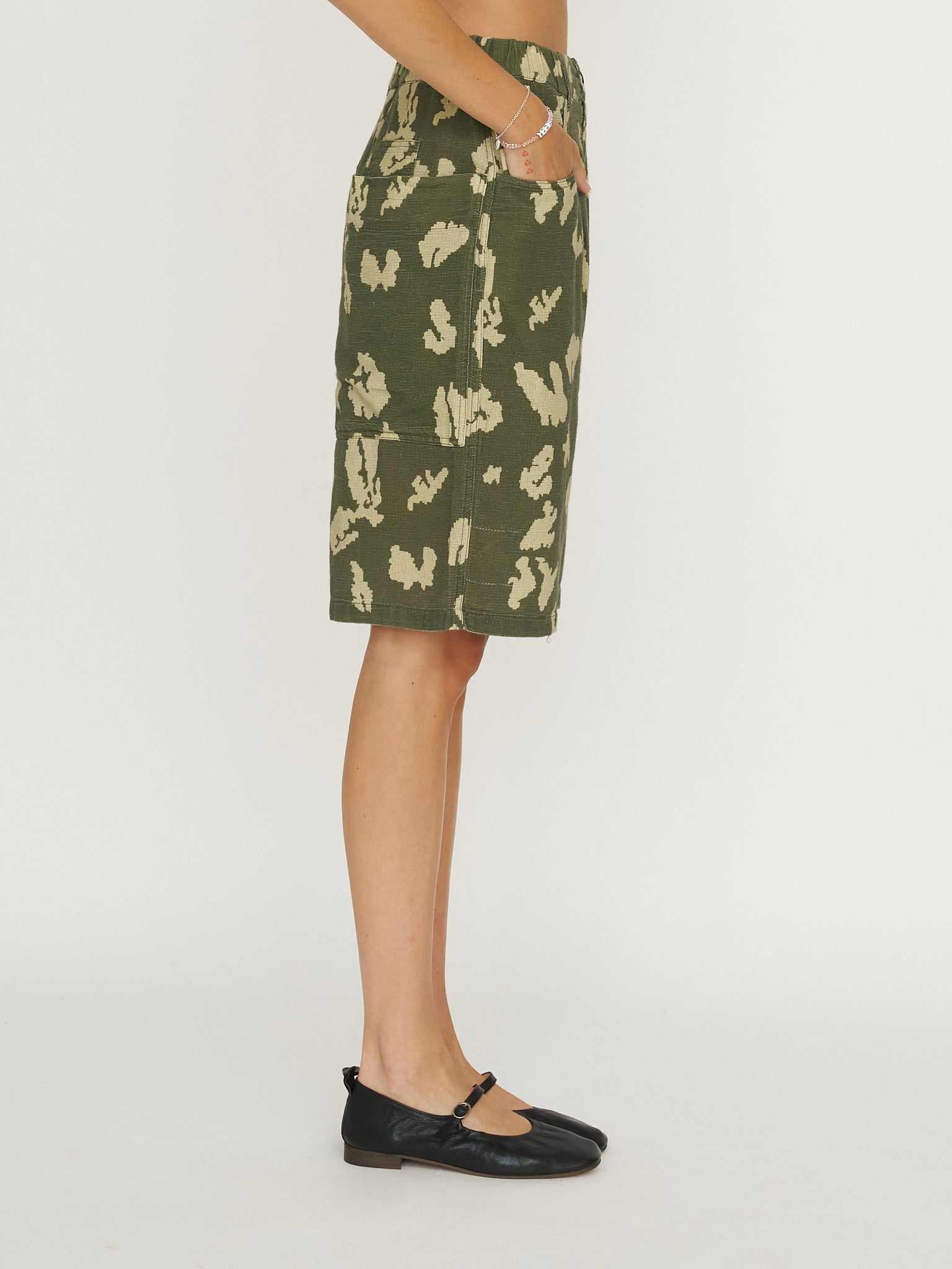 Girls of Dust Bermuda - Cloud Camo Mesh