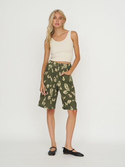 Girls of Dust Bermuda - Cloud Camo Mesh