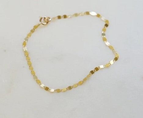 Gjenmi 14K Gold Disco Bracelet