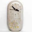 White Squirrel Clayworks Handmade Wall Clock