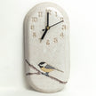 White Squirrel Clayworks Handmade Wall Clock