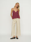 Whimsy + Row Leanna Trouser - 100% Linen - Oatmeal