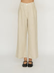 Whimsy + Row Leanna Trouser - 100% Linen - Oatmeal