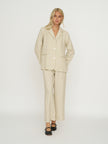 Whimsy + Row Parker Blazer - 100% Linen - Oatmeal