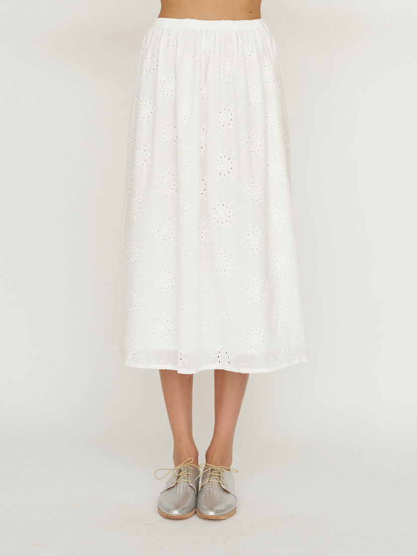 By Together Eyelet Cotton Skirt