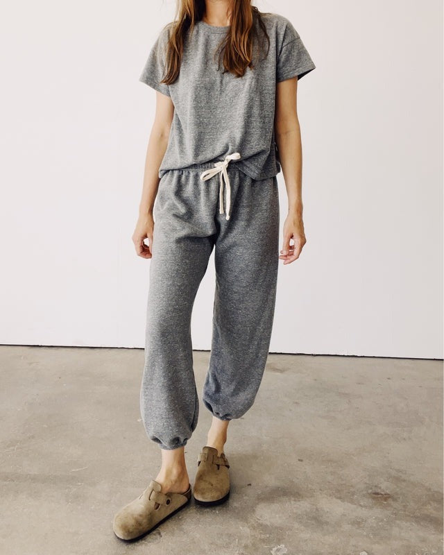 Hey Gang Sweatpants in P.E. Grey