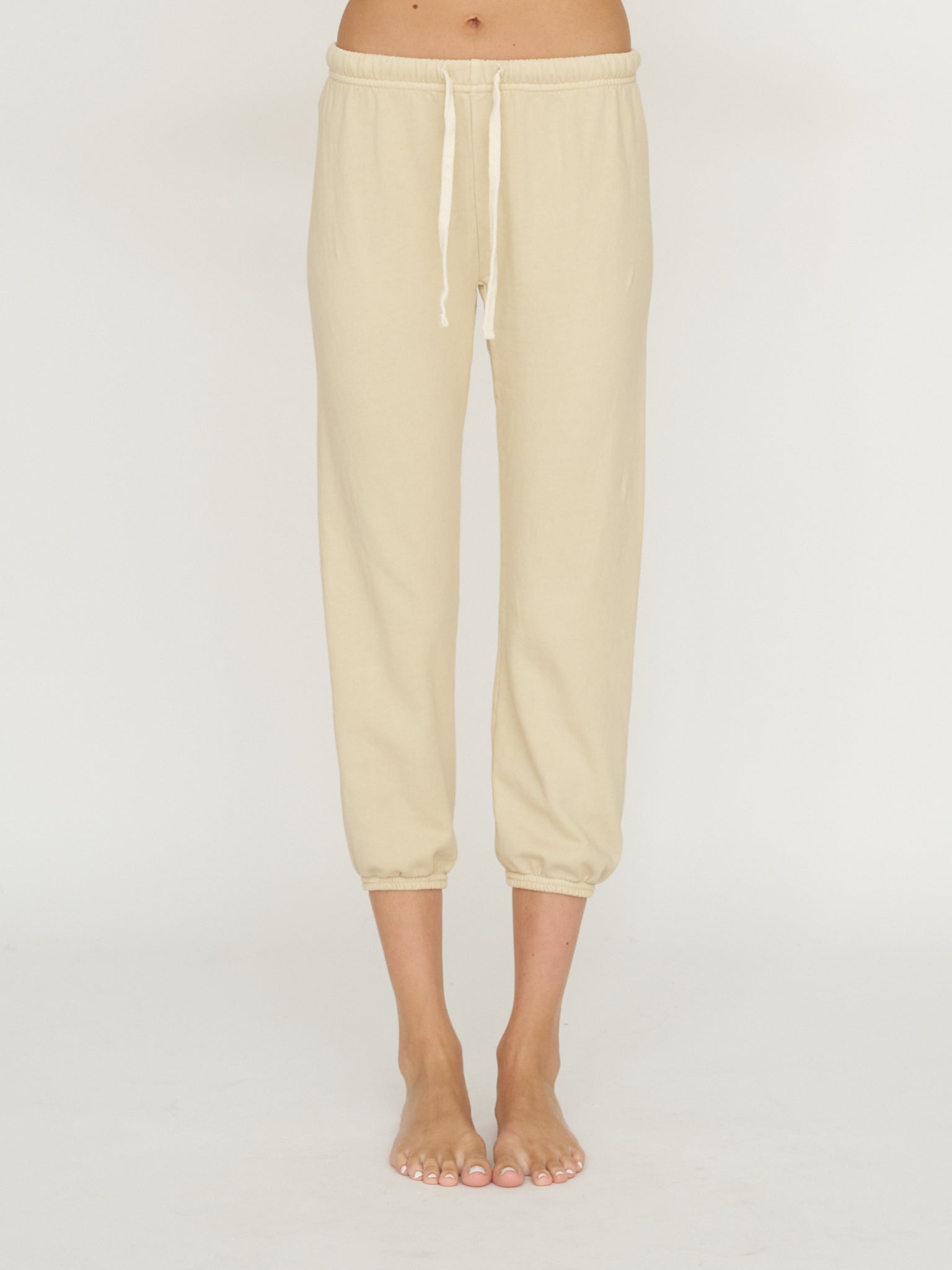 Hey Gang Sweatpants in Tan
