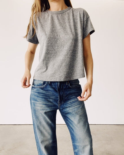 Hey Gang Boxy Tee in P.E. Grey