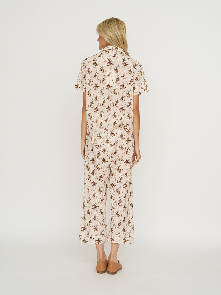 The Great. Short Sleeve Pajama Shirt and Easy Sleep Pant