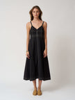Handloom Eva Maxi Dress - Black