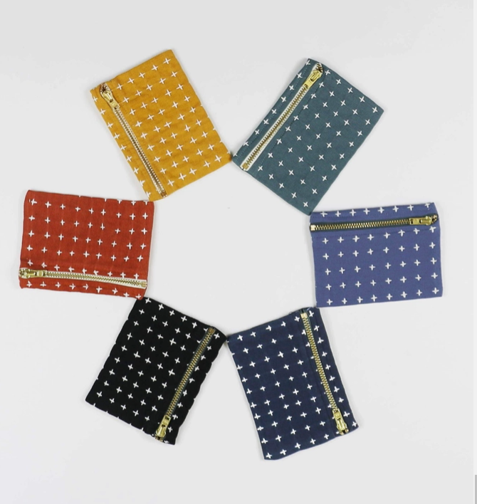 Anchal Cross Stitch Coin Purse