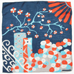 Les Belles Vagabondes 100% Silk Square - Small
