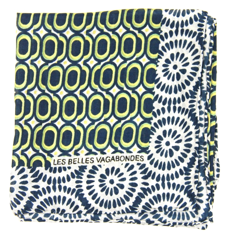 Les Belles Vagabondes 100% Silk Square - Small