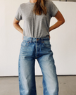 The Wide Slouch Jean in Earle Wash