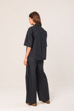 Indi & Cold Organic Cotton Poplin Shirt in Midnight