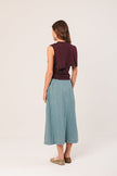 Indi & Cold Pleated Denim Skirt