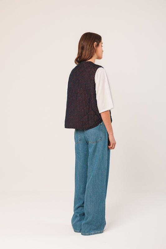 Indi & Cold Quilted Micro Cord Vest