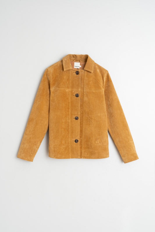 Indi & Cold Nappa Leather Jacket in Camel