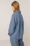 Indi & Cold Classic Denim Button Down in Tejano
